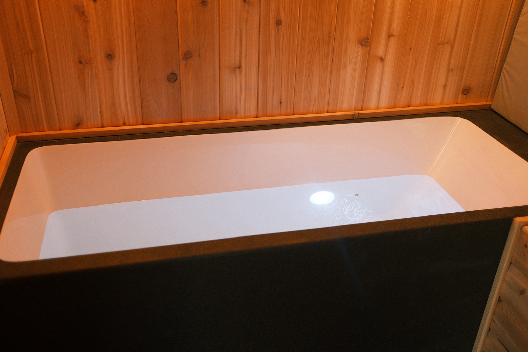 Cold plunge inside the Thermal Suite Essential