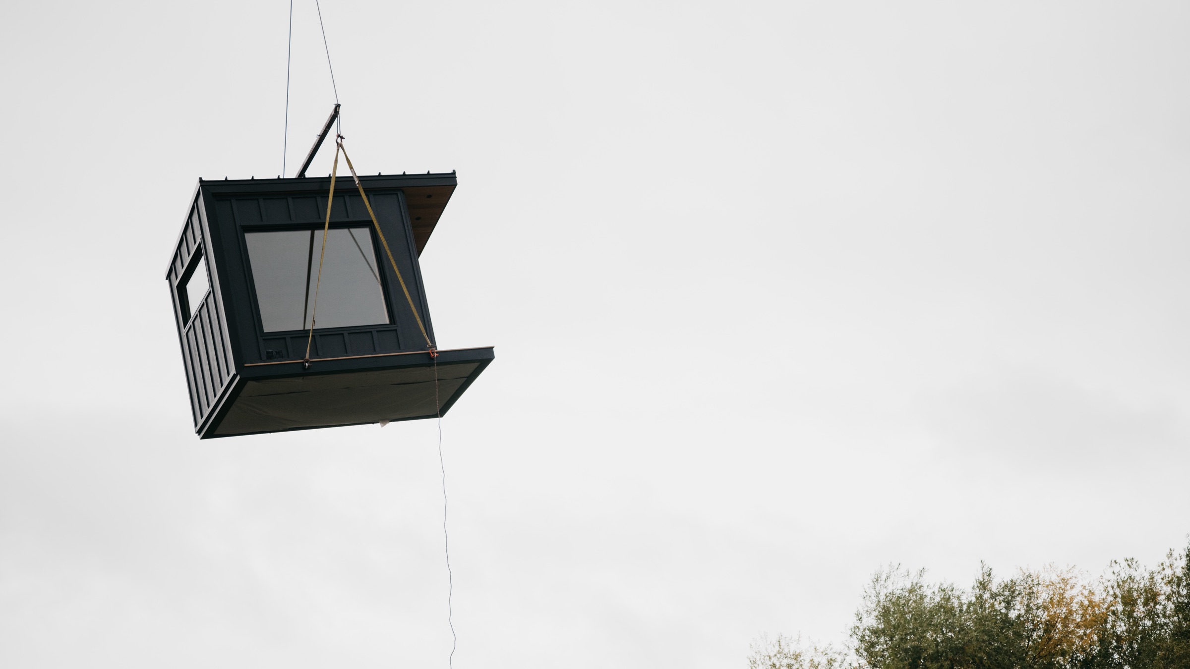 The 212 Designer swinging toward the backyard